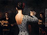 Tablao Flamenco Dancer by Fabian Perez